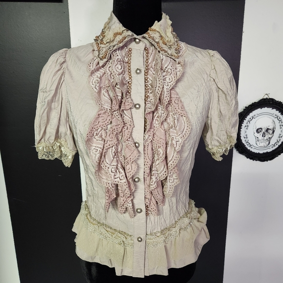 Victorian ruffle blouse - Picture 5 of 7